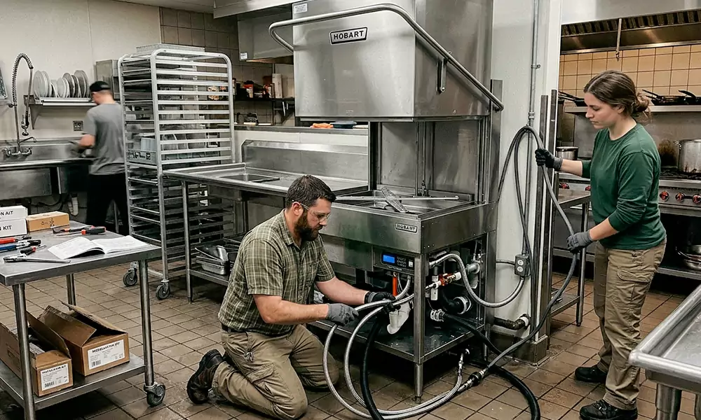 Commercial Dishwasher Installation in Amherst, MA