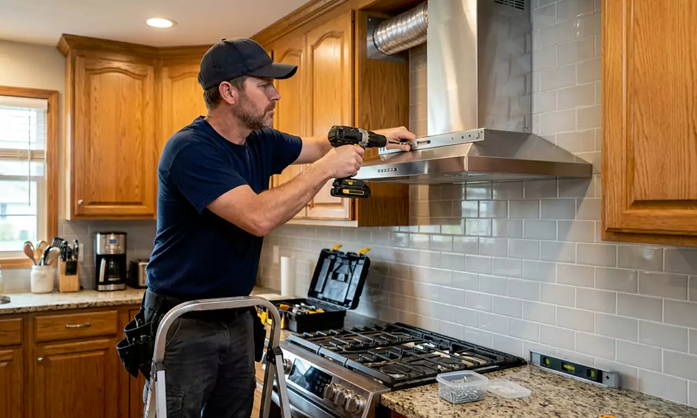 Range Hood Installation in Amherst, MA