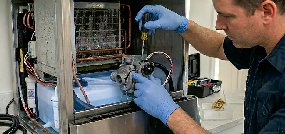 Commercial Ice Maker Water Pump Repair in Amherst