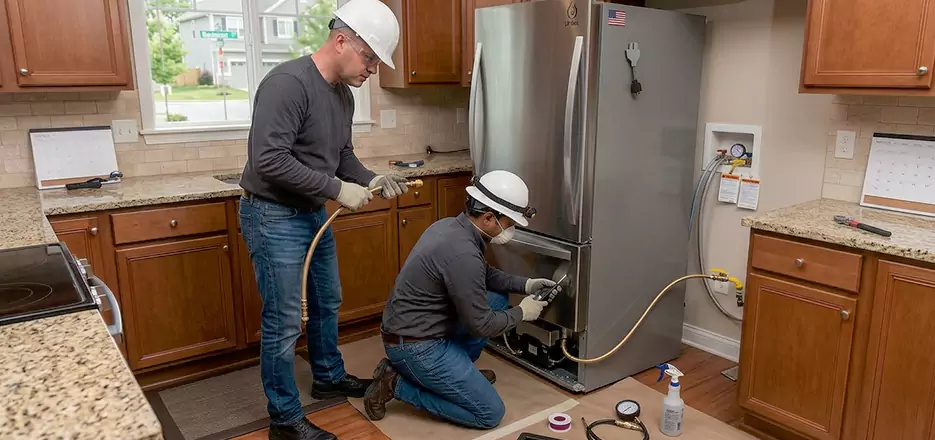 Propane Refrigerator Installation in Amherst
